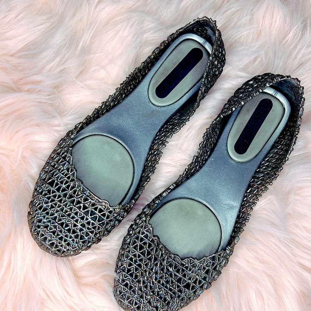 Melissa Sparkle ballerinas. size 7